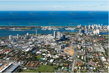 Panoramic Aerial Photo of Southport QLD Aerial Photography