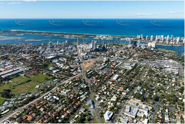 Panoramic Aerial Photo of Southport QLD Aerial Photography