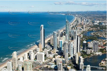 Panoramic Photo Of Surfers Paradise QLD Aerial Photography