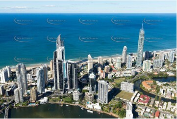 Panoramic Photo Of Surfers Paradise QLD Aerial Photography