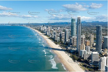 Panoramic Photo Of Surfers Paradise QLD Aerial Photography