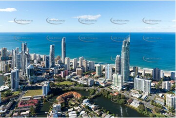 Panoramic Photo Of Surfers Paradise QLD Aerial Photography