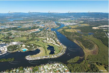 Aerial Photo Hope Island QLD Aerial Photography