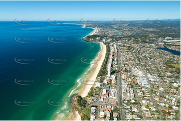 Aerial Photo of Burleigh Heads QLD Aerial Photography