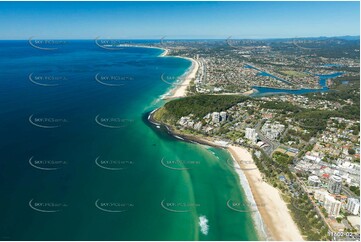 Aerial Photo of Burleigh Heads QLD Aerial Photography