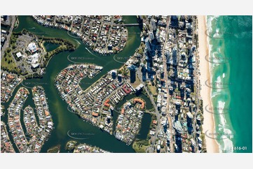 Vertical Aerial Photo Surfers Paradise QLD Aerial Photography