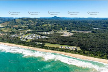 Aerial Photo Sapphire Beach NSW Aerial Photography