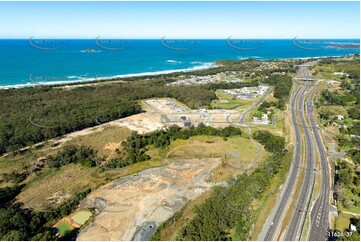 Aerial Photo Sapphire Beach NSW Aerial Photography