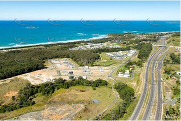 Aerial Photo Sapphire Beach NSW Aerial Photography