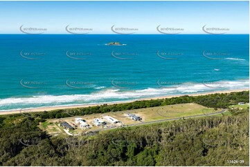 Aerial Photo Sapphire Beach NSW Aerial Photography