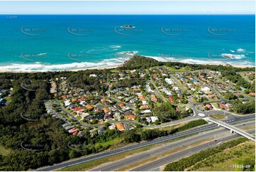 Aerial Photo Sapphire Beach NSW Aerial Photography