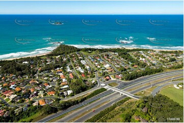 Aerial Photo Sapphire Beach NSW Aerial Photography