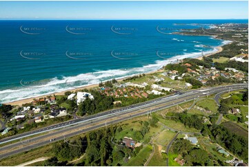 Aerial Photo Sapphire Beach NSW Aerial Photography