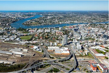 Aerial Photo Bowen Hills QLD Aerial Photography