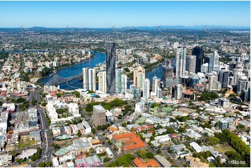 Aerial Photo Brisbane CBD QLD Aerial Photography