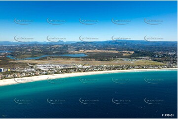 Gold Coast Airport at Bilinga QLD QLD Aerial Photography