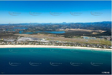 Gold Coast Airport at Bilinga QLD QLD Aerial Photography