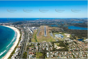 Gold Coast Airport at Bilinga QLD QLD Aerial Photography