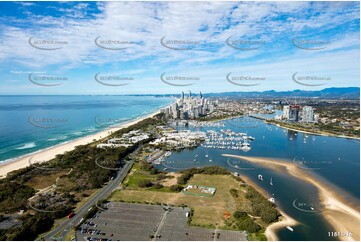 Aerial Photo Main Beach QLD Aerial Photography