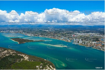 The Gold Coast Broadwater & Wavebreak Island QLD Aerial Photography