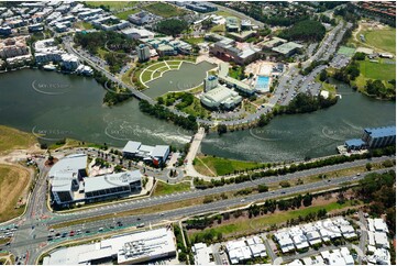 Lake Orr Tidal Weir - Varsity Lakes QLD Aerial Photography