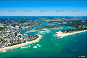 Maroochy River Entrance & Bar QLD Aerial Photography