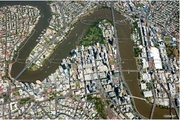 High Altitude Aerial Photo of Brisbane QLD QLD Aerial Photography