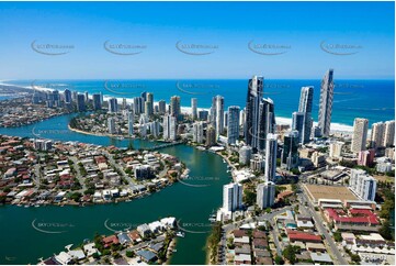 Chevron Island & Surfers Paradise QLD QLD Aerial Photography