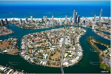 Chevron Island & Surfers Paradise QLD QLD Aerial Photography