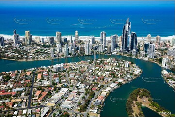 Chevron Island & Surfers Paradise QLD QLD Aerial Photography