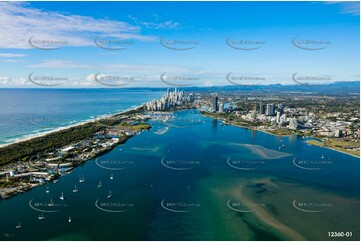 Aerial Photo The Broadwater QLD Aerial Photography