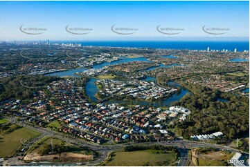 Aerial Photo Varsity Lakes QLD 4227 QLD Aerial Photography