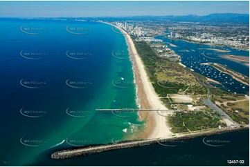 Gold Coast Spit Looking South QLD Aerial Photography