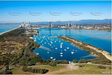 Marine Stadium - Gold Coast Spit QLD Aerial Photography