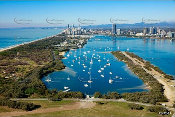 Marine Stadium - Gold Coast Spit QLD Aerial Photography