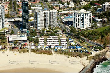 Cooly Rocks On - Coolangatta QLD QLD Aerial Photography