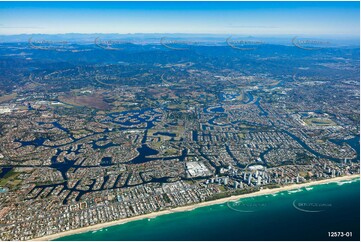 Broadbeach from 7000ft QLD Aerial Photography