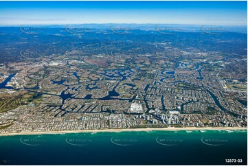 Broadbeach from 7000ft QLD Aerial Photography