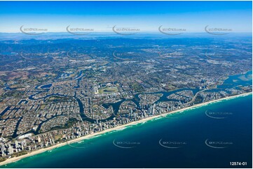 Surfers Paradise from 7000ft QLD Aerial Photography