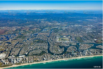 Surfers Paradise from 7000ft QLD Aerial Photography