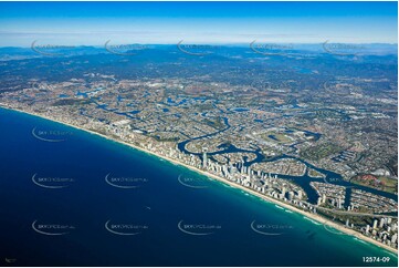 Surfers Paradise from 7000ft QLD Aerial Photography