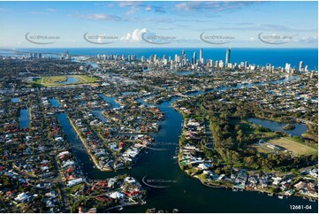 Albert Park - Broadbeach Waters QLD 4218 QLD Aerial Photography