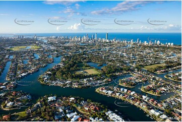 Nerang River - Broadbeach Waters QLD 4218 QLD Aerial Photography