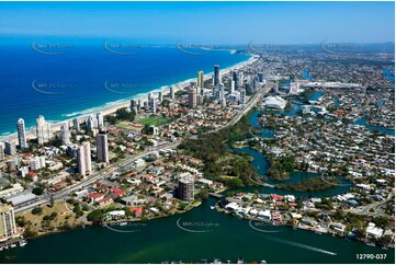 Broadbeach Waters QLD 4218 QLD Aerial Photography