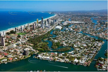 Broadbeach Waters QLD 4218 QLD Aerial Photography