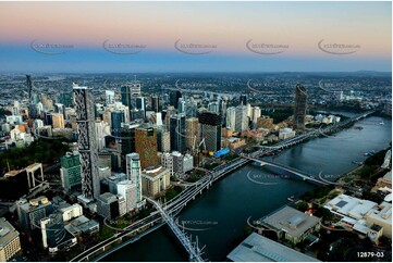 Brisbane At Last Light QLD Aerial Photography