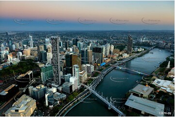 Brisbane At Last Light QLD Aerial Photography