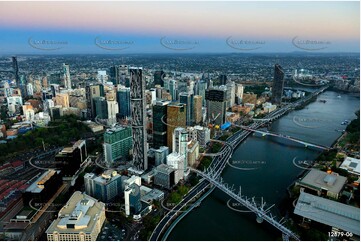 Brisbane At Last Light QLD Aerial Photography