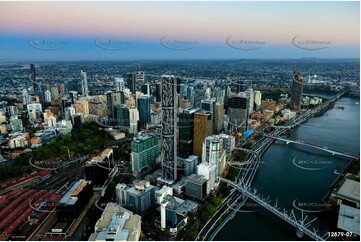 Brisbane At Last Light QLD Aerial Photography