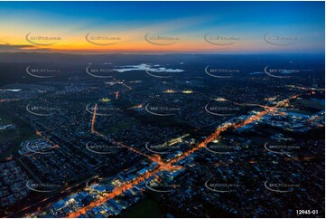 Strathpine At Dusk QLD Aerial Photography